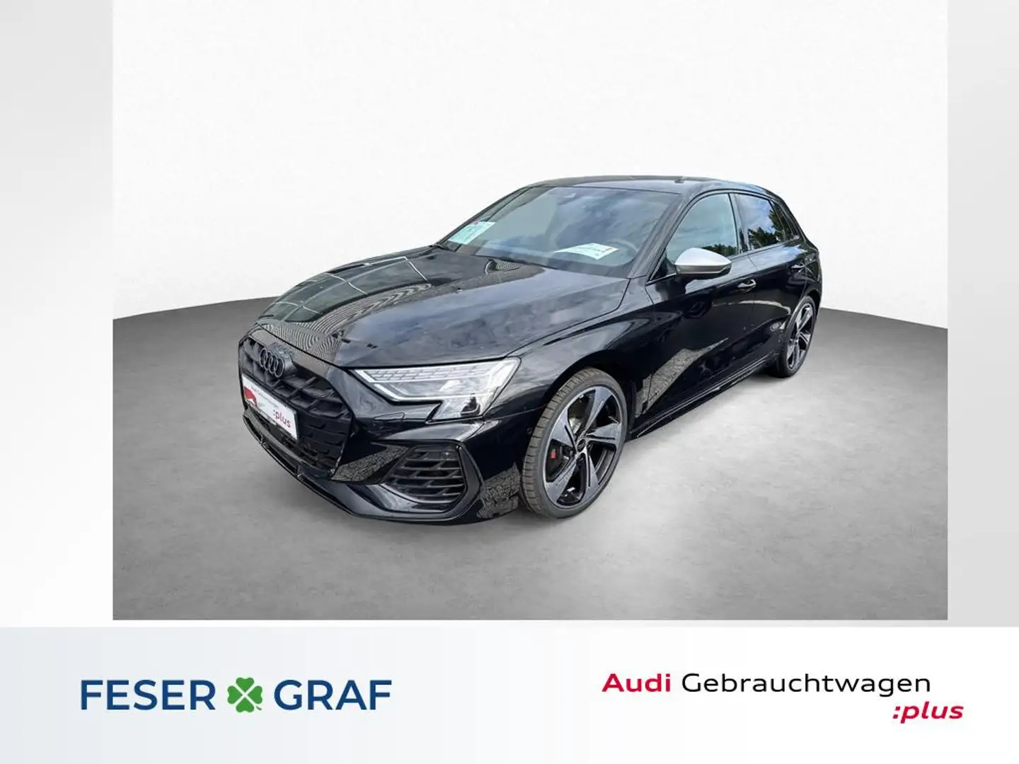 Audi S3 Sportback TFSI qu Akrapovic-Sonos-LED-Car play Schwarz - 1