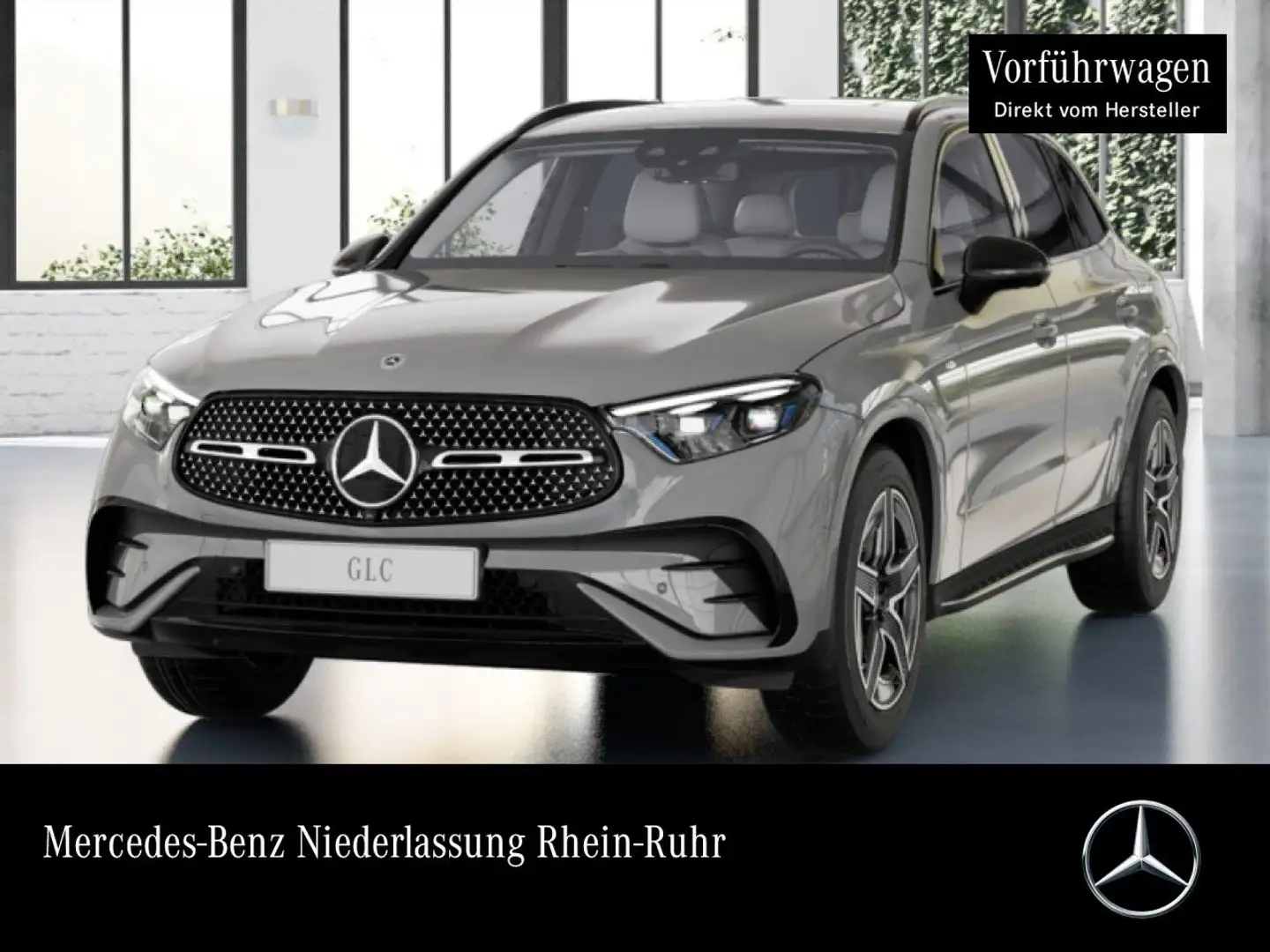 Mercedes-Benz GLC 300 de 4M AMG+NIGHT+360+AHK+BURMESTER+KEYLESS Gris - 1