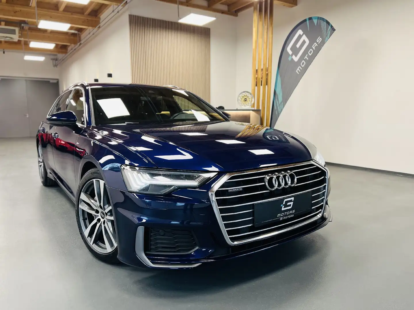 Audi A6 40 TDI SPORT QUATTRO 3X-SLINE NAVARRA MATRIX-HD B Blau - 1