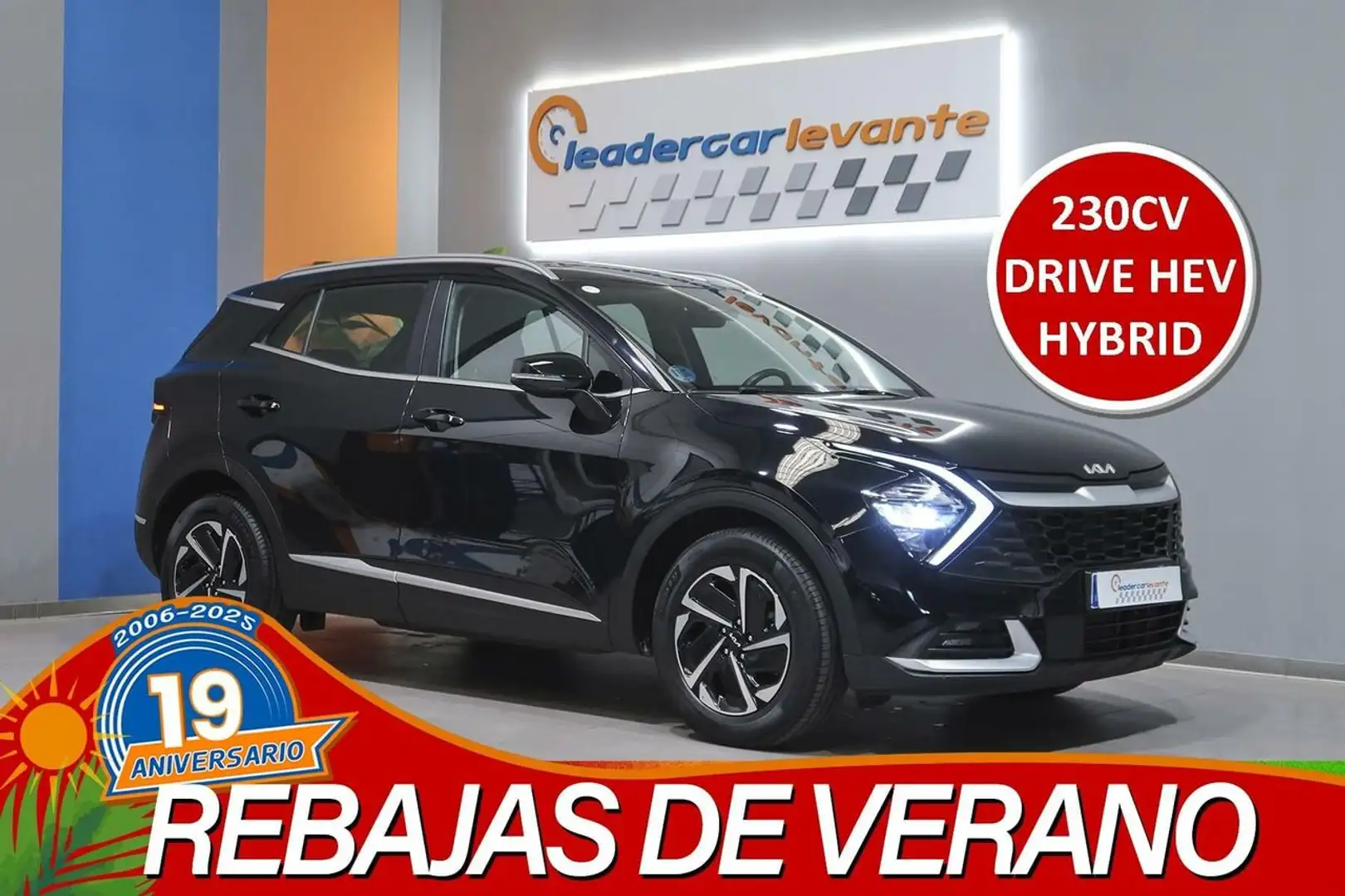 Kia Sportage 1.6 TGDi HEV 230CV Drive 4X2 Negro - 1