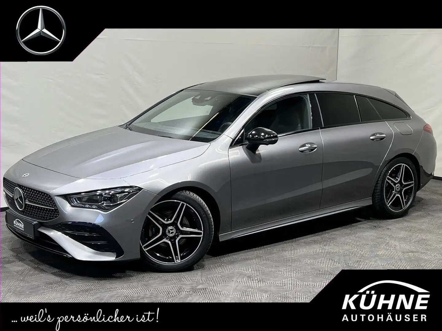 Mercedes-Benz CLA 180 AMG Premium Plus Pano 360° AHK HUD Grau - 1