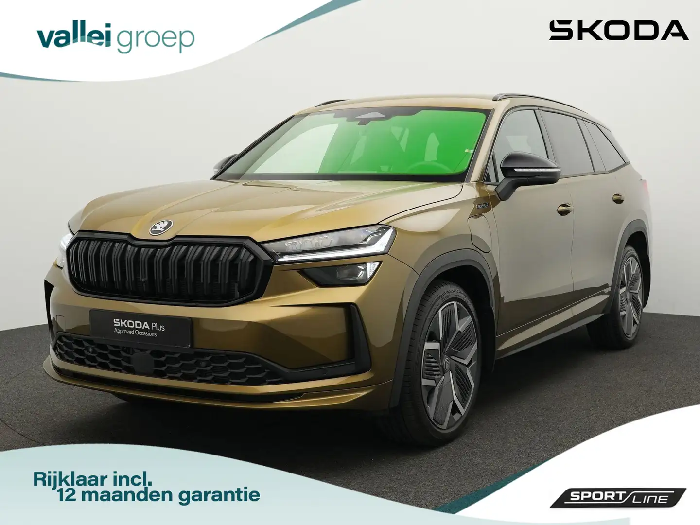Skoda Kodiaq 1.5 TSI 204 pk DSG PHEV Sportline Business | Geheu Goud - 1