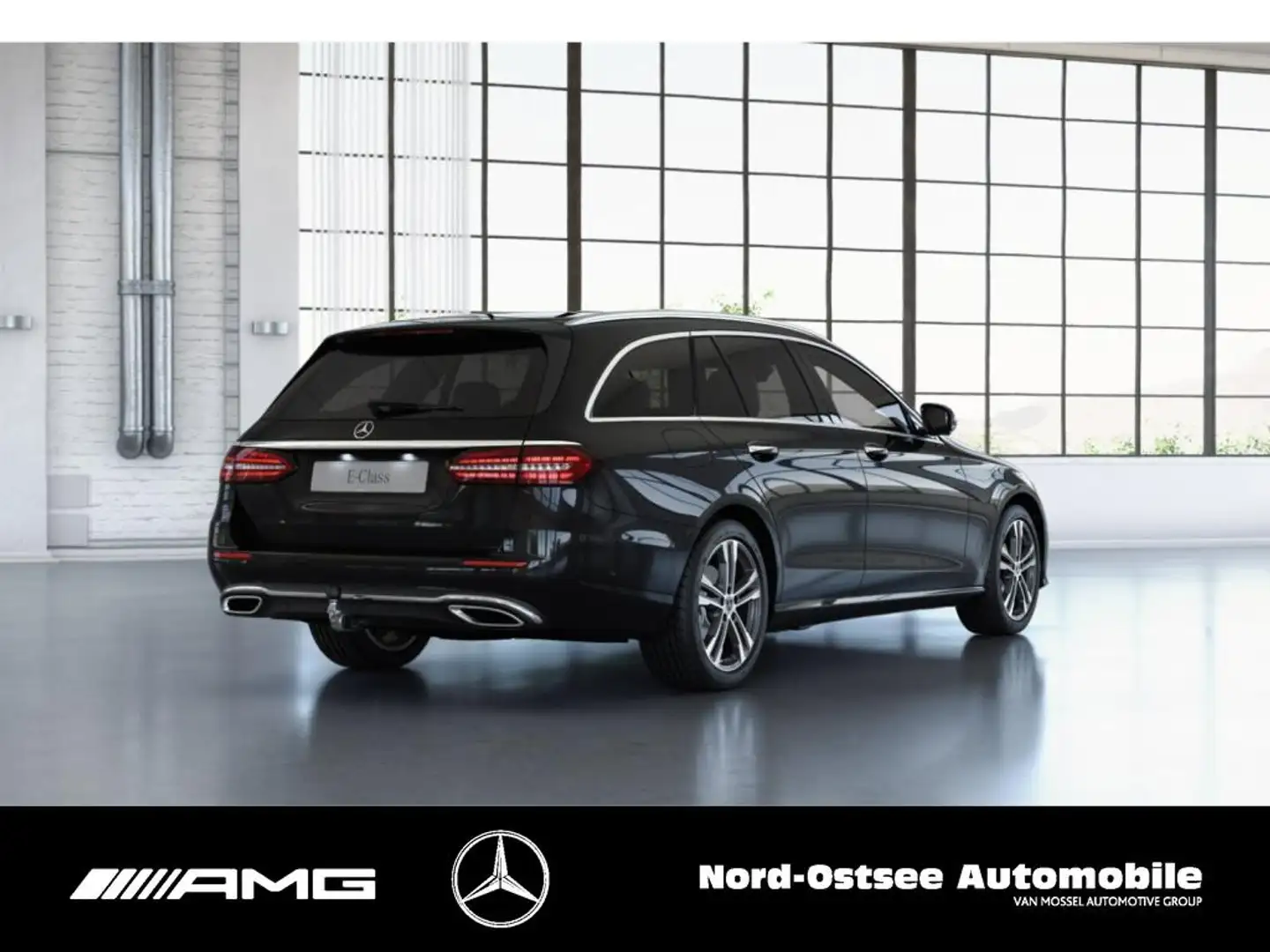 Mercedes-Benz E 220 T d AVANTGARDE DISTRO PANO BURMESTER AHK Noir - 2