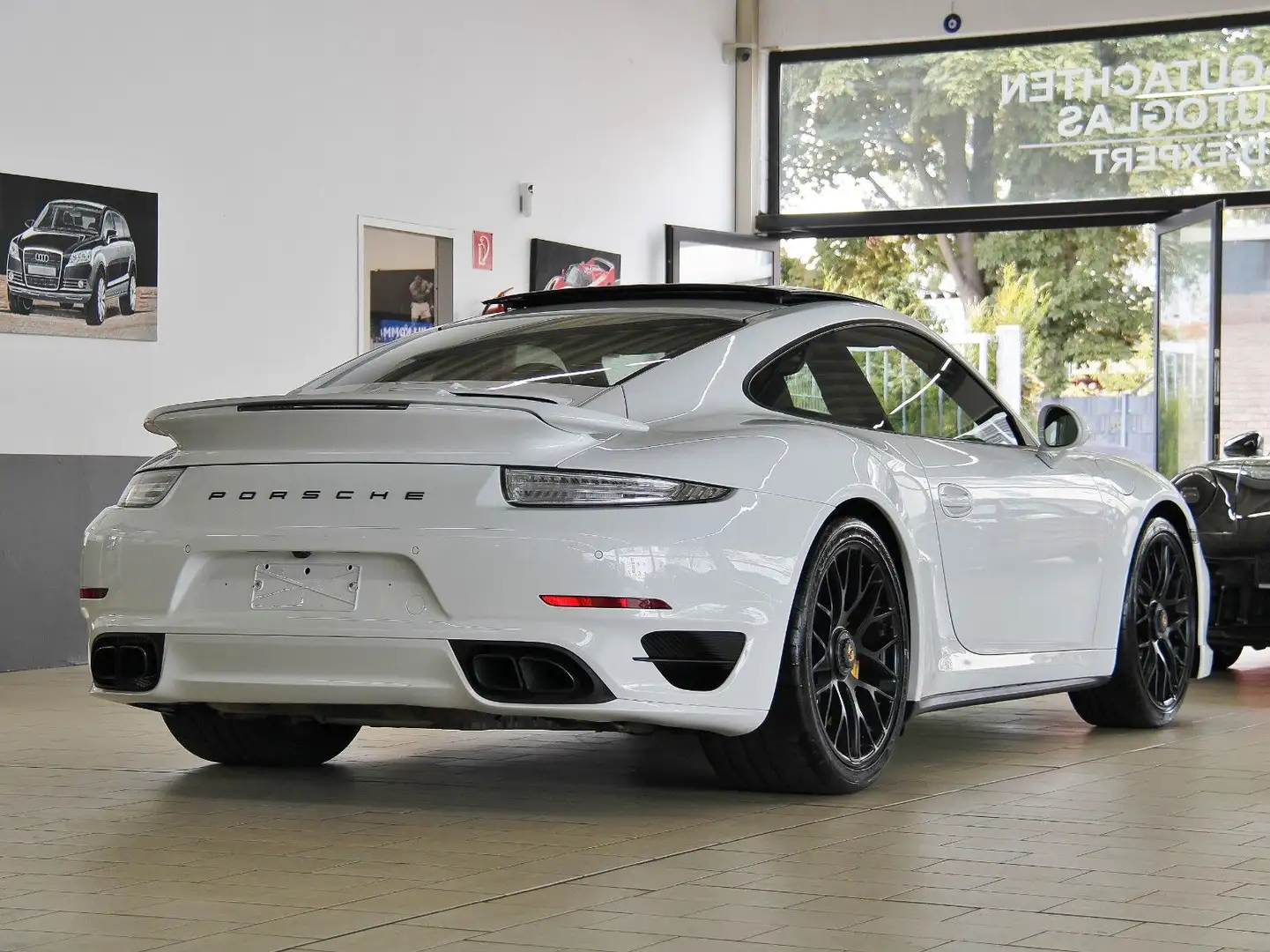 Porsche 991 TURBO S *KERAMiK*CARBON*PDCC*SSD* DEKRA Blanc - 2