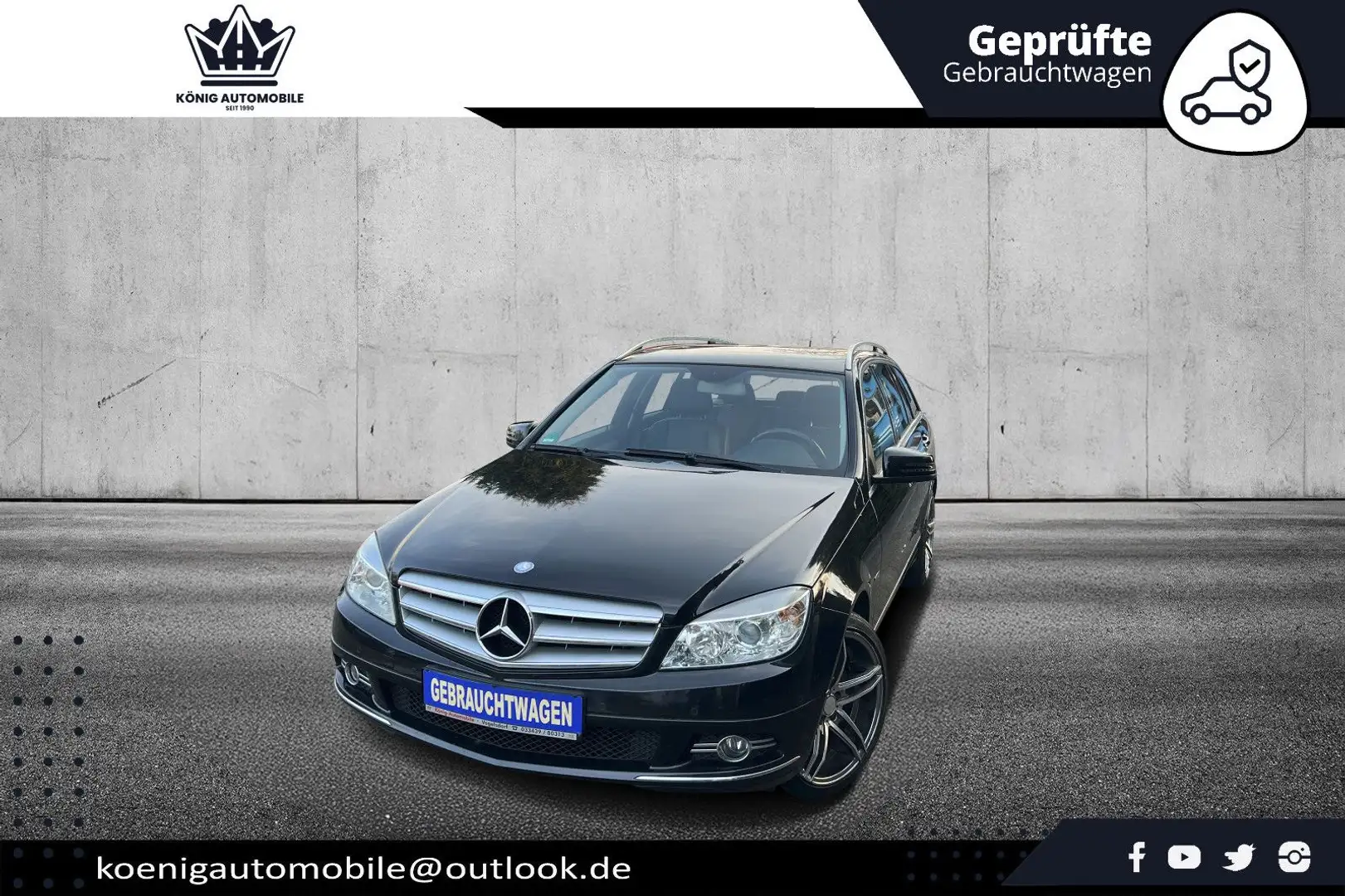 Mercedes-Benz C 180 T CGI BE Aut. Avantgarde/ Navi / PDC / 18' Schwarz - 1