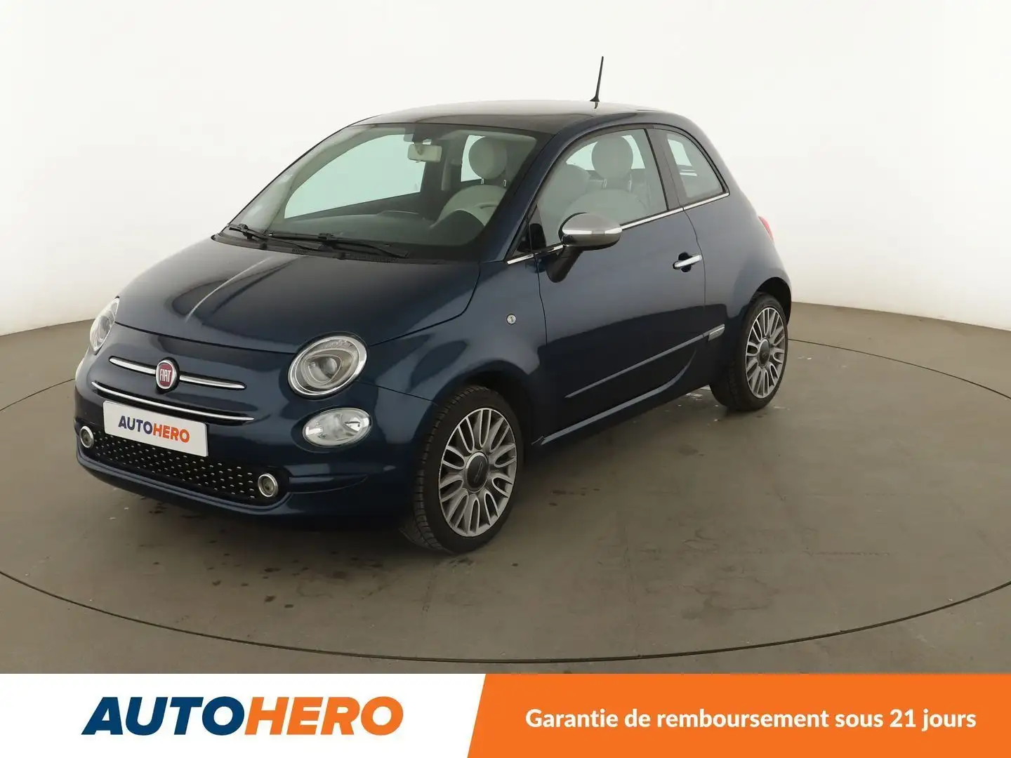 Fiat 500 1.2 Lounge Bleu - 1