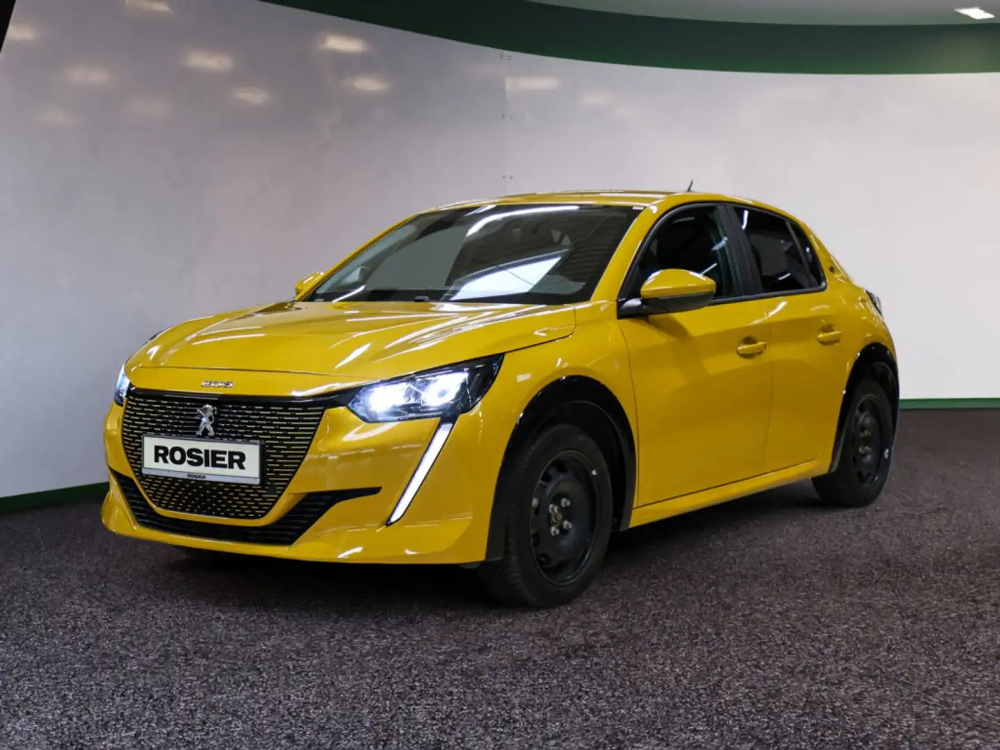 Peugeot e-208 Active Pack Elektromotor 136 LED SPURH. Jaune - 2