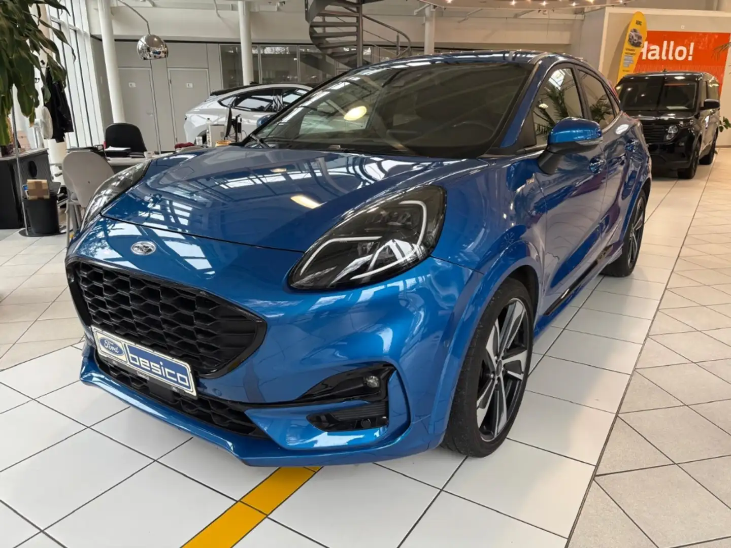 Ford Puma ST-Line X MHEV+LED+iACC+PDC+BLIS+B&O+NAV+LMF Blauw - 2