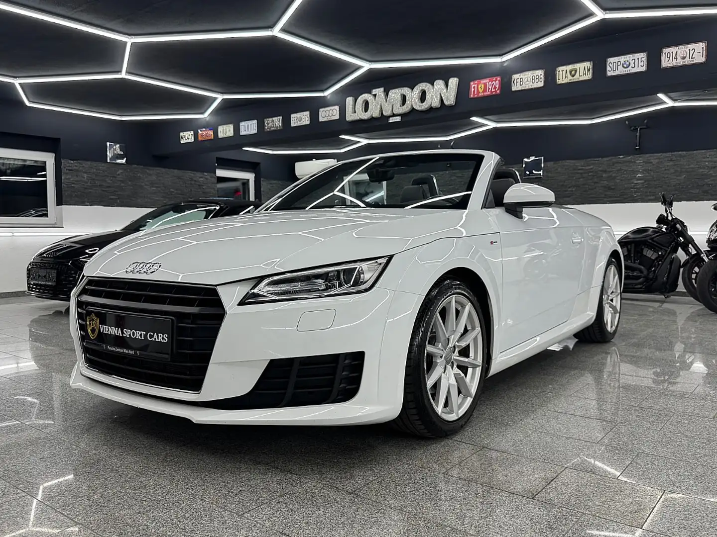 Audi TT Roadster 2,0 TFSI S-tronic*S-LINE*1.BESITZ* Blanc - 2