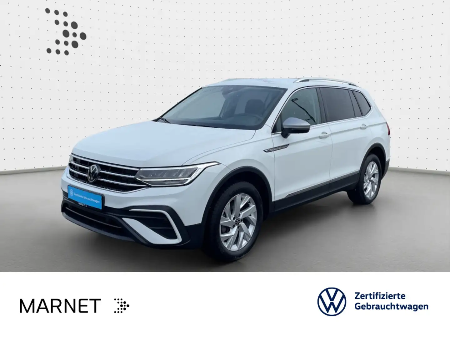 Volkswagen Tiguan Allspace Life 1.5 TSI *DSG*AHK*NAVI*7Sitz Weiß - 1