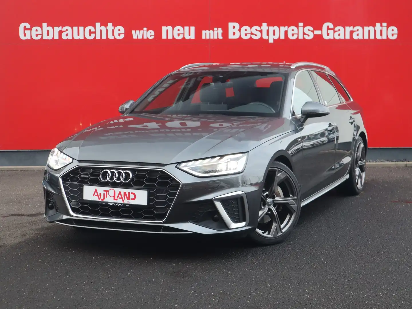 Audi A4 Avant 40 TDI quattro S line LED Navi ACC AHK Gris - 2