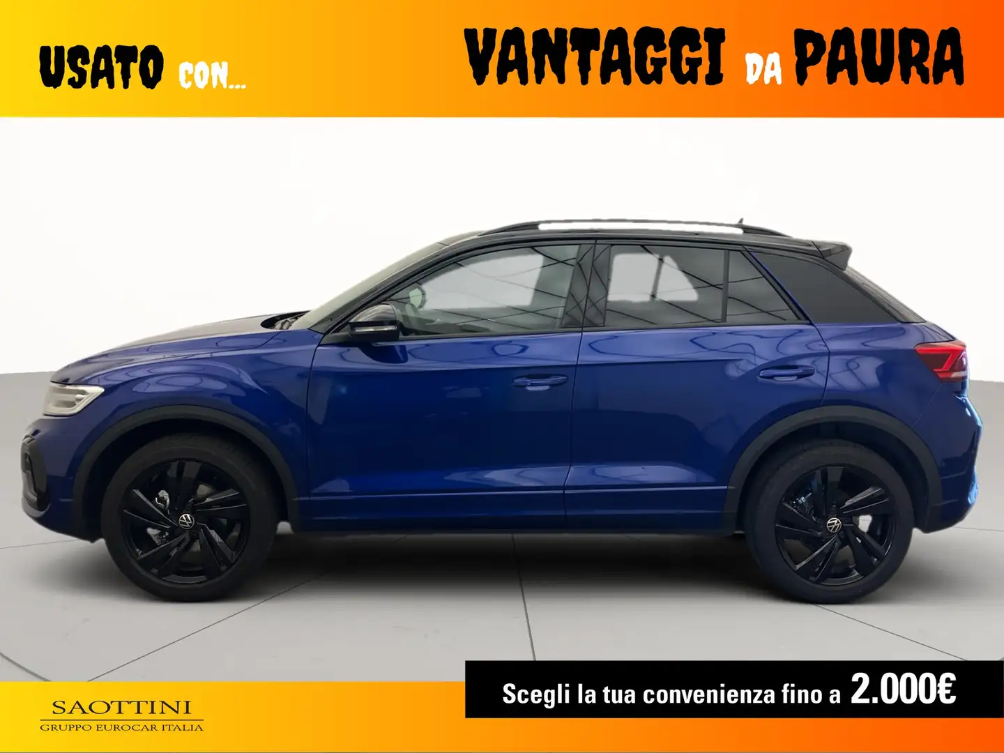 Volkswagen T-Roc 1.0 TSI R-Line Plus 115 CV Nero - 2