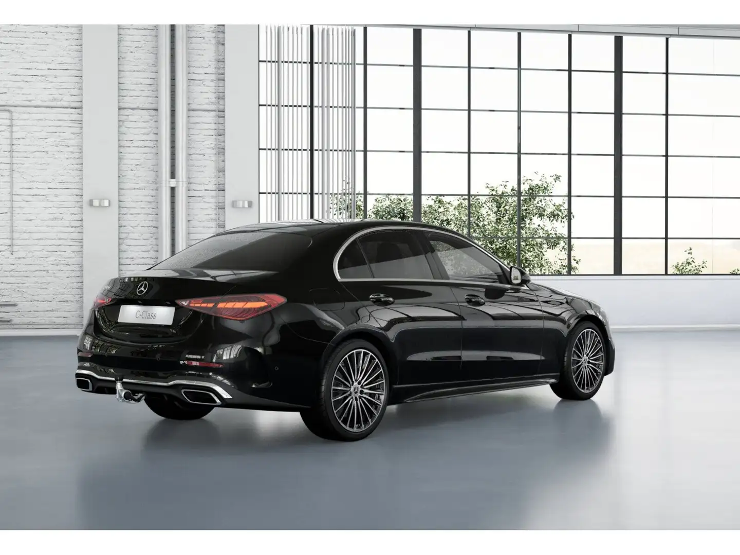 Mercedes-Benz C 200 d #AMG #AHK #DISTRONIC #MEMORY #360°-KAM Schwarz - 2