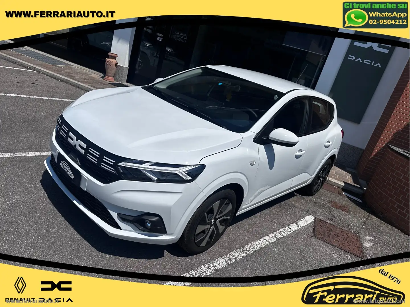 Dacia Sandero Streetway 1.0 SCe 65 CV Expres. Bianco - 2
