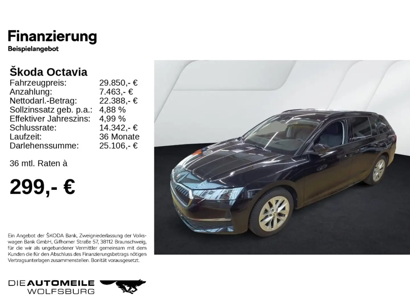 Skoda Octavia 4 IV Combi 1.5 eTSI DSG Selection Matrix Noir - 2
