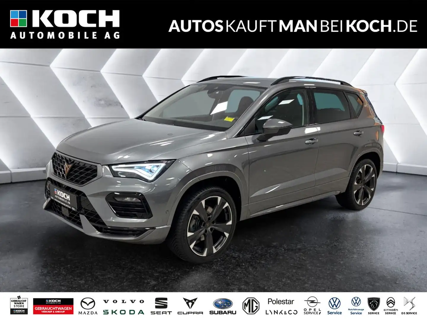 CUPRA Ateca 2.0 TSI 4Drive AHK NAVI LED KLIMAAUT PARKLEN Grau - 1