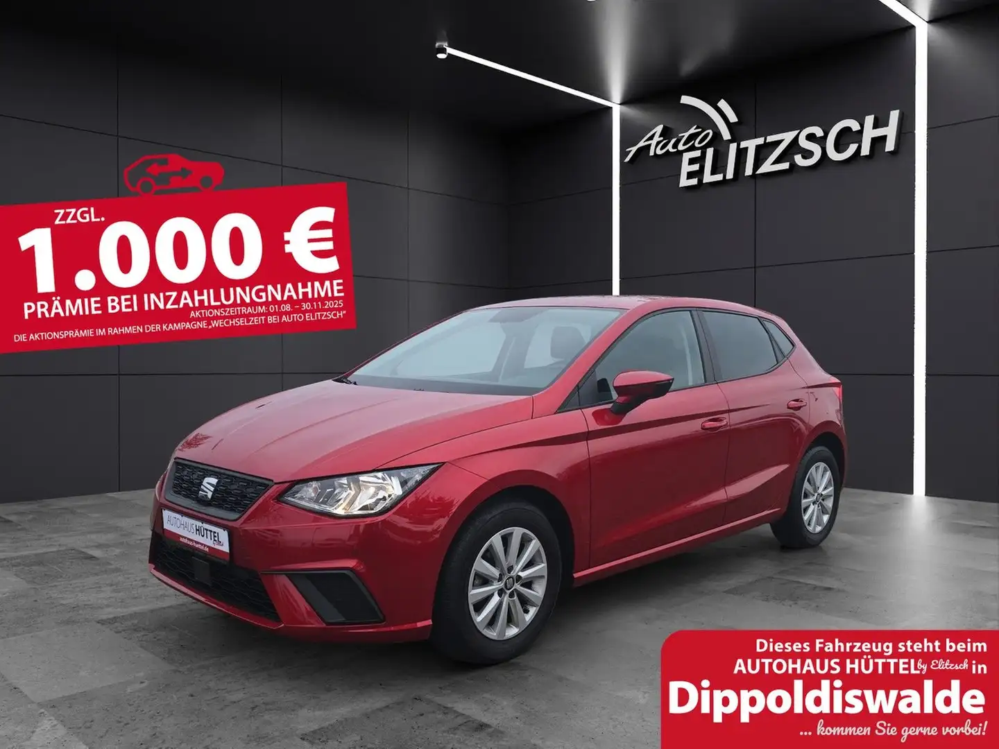SEAT Ibiza Style 1.0 TSI KAMERA KLIMA Rot - 1