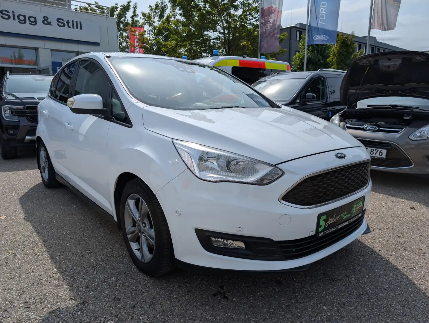 Ford C-Max 1.5 Cool&Connect AT NAV*KLIMAAUT*SHZ*PARKASS Weiß - 2