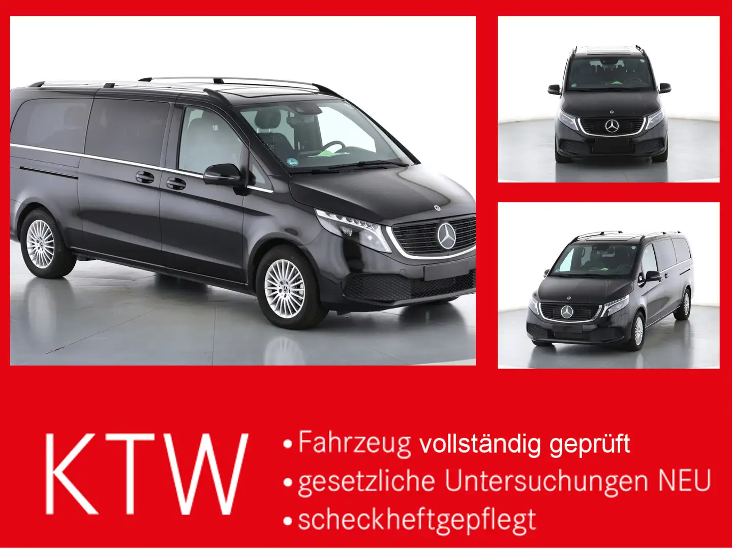 Mercedes-Benz EQV 300 Extralang,Avantgarde,8Sitze,2xelektr.Tür Negro - 1