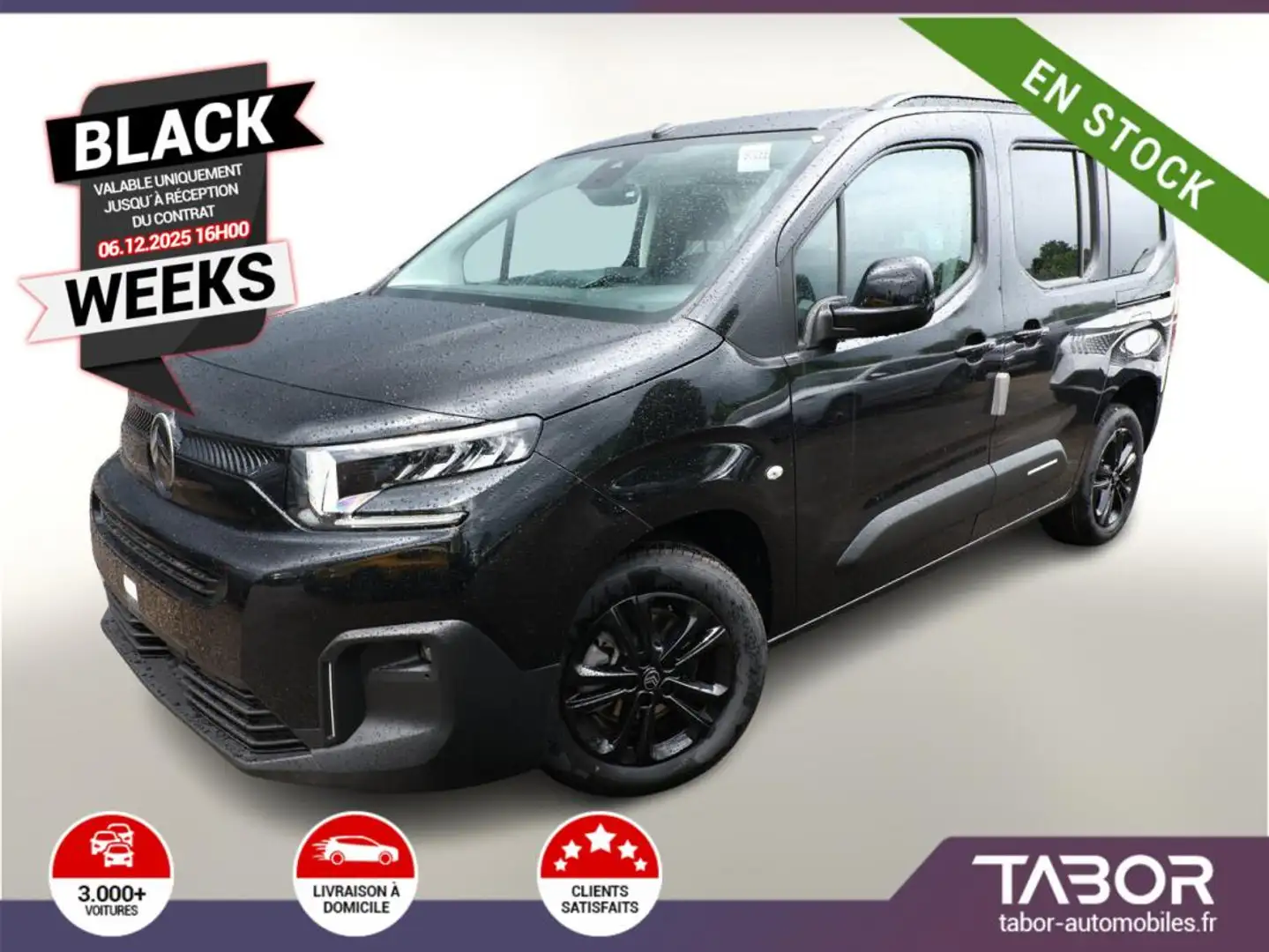 Citroen Berlingo 130 MAX M1 ADML Cam CarP GPS Noir - 1