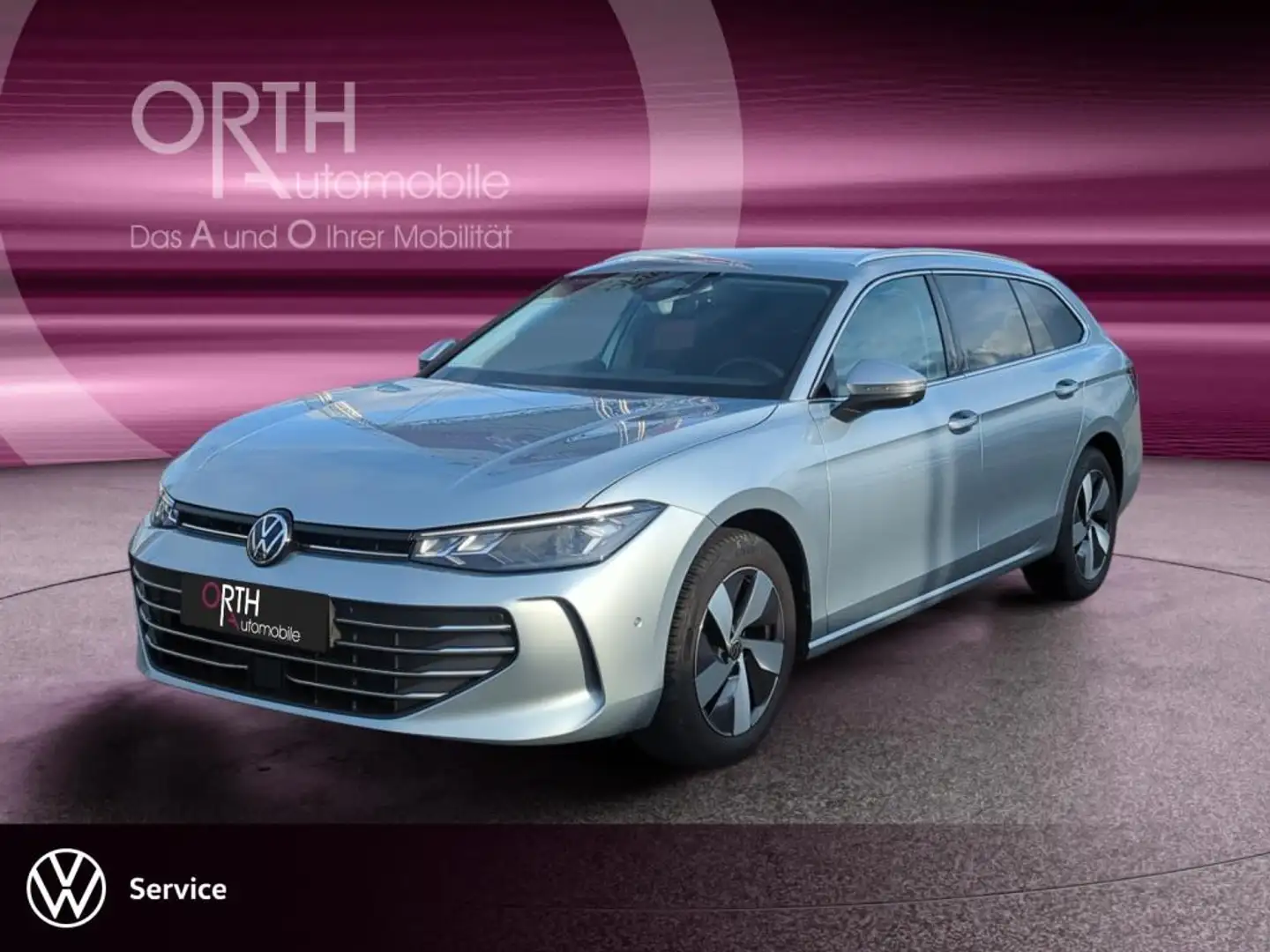 Volkswagen Passat Business 2.0TDI DSG NAVI ACC LED AHK 360° Argent - 1