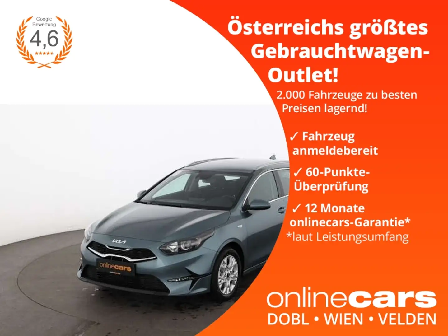 Kia Ceed SW / cee'd SW Ceed SW 1.6 CRDi Silber Aut NAVI R-CAM SITZHZG Grau - 1