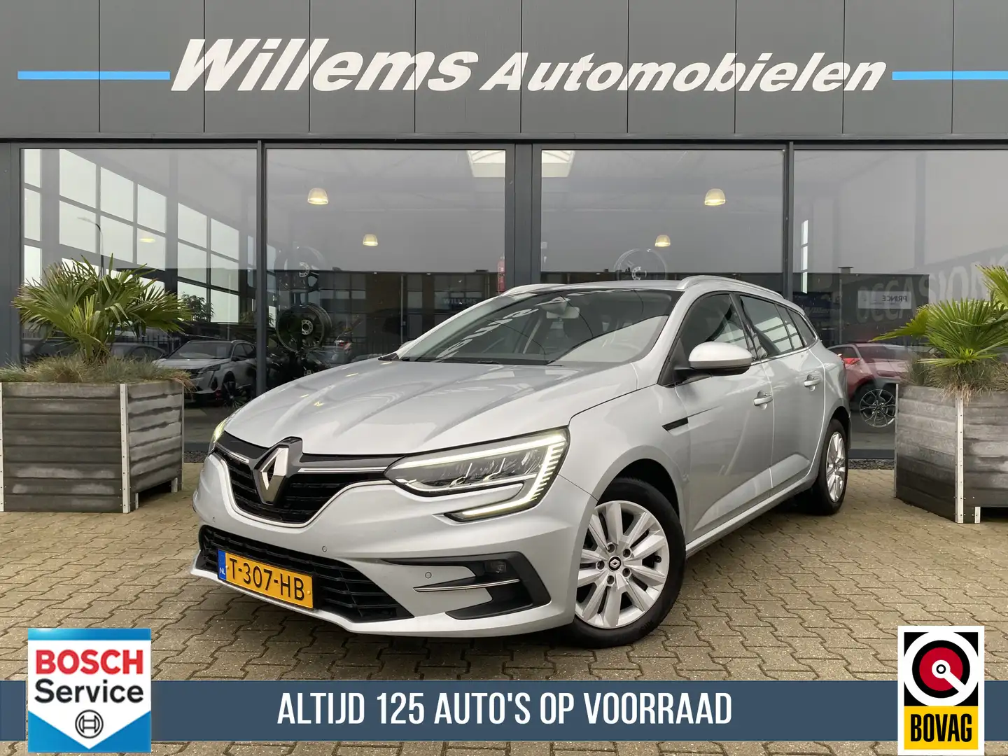 Renault Megane Estate 1.3 TCe 140 Equilibre App-Connect, Cruise C Grijs - 1