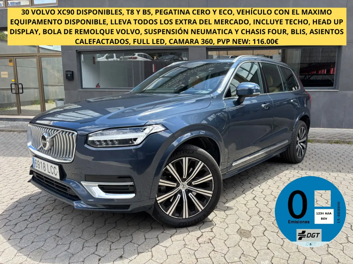 Volvo XC90 T8 Twin Inscription AWD Aut. Azul - 1