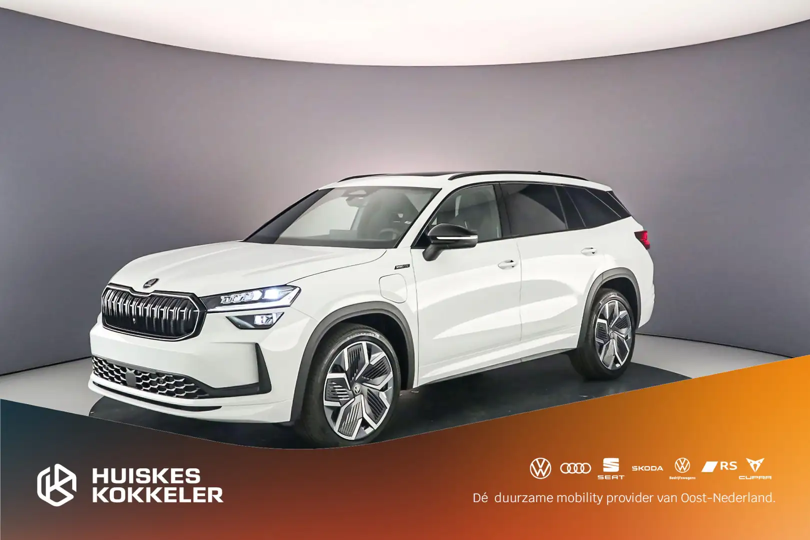 Skoda Kodiaq Sportline Business 1.5 TSI PHEV 204pk DSG Automaat Wit - 1