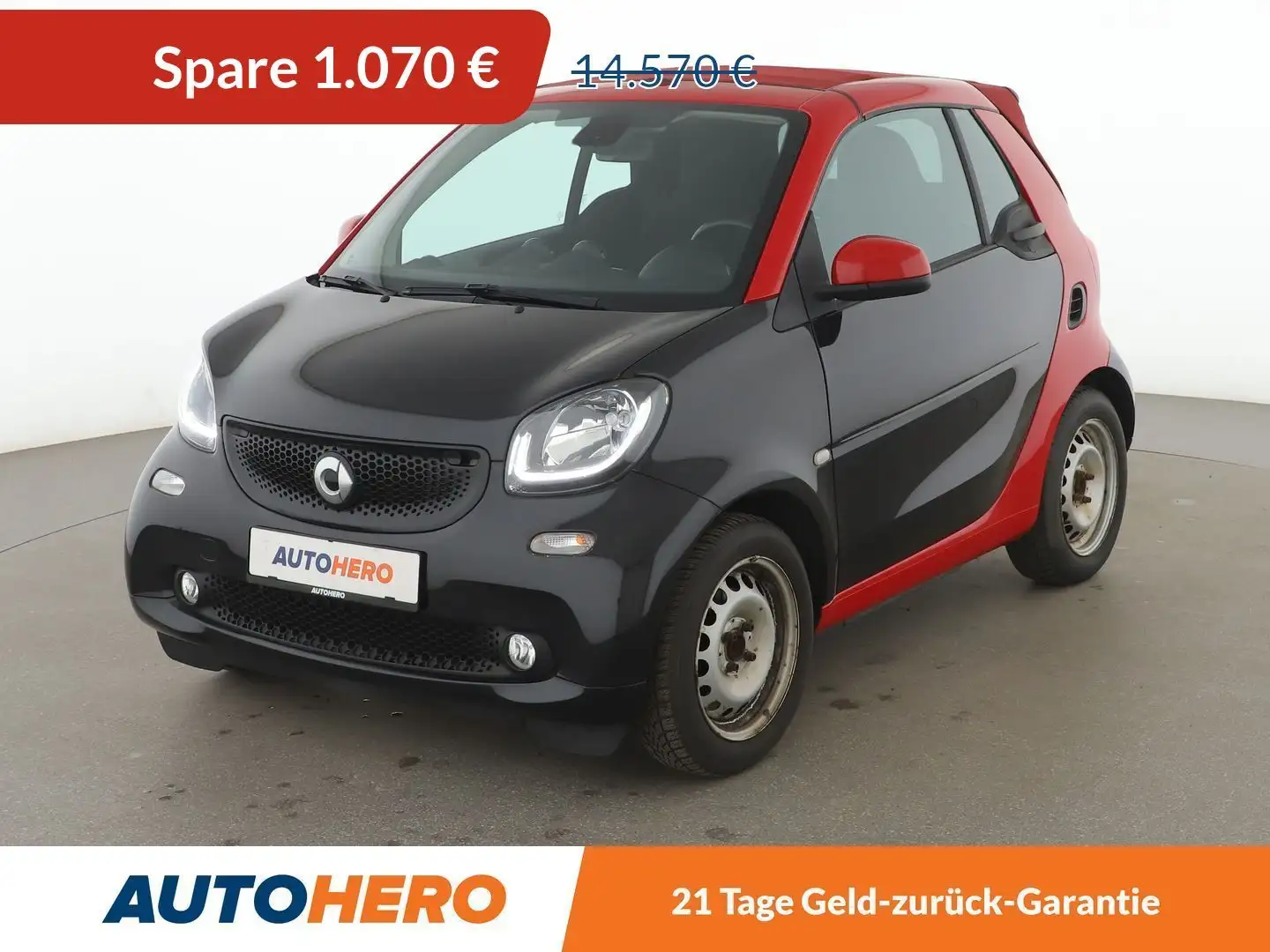 smart forTwo 1.0 Basis passion Aut.*TEMPO*PDC*SHZ*LIM* Schwarz - 1