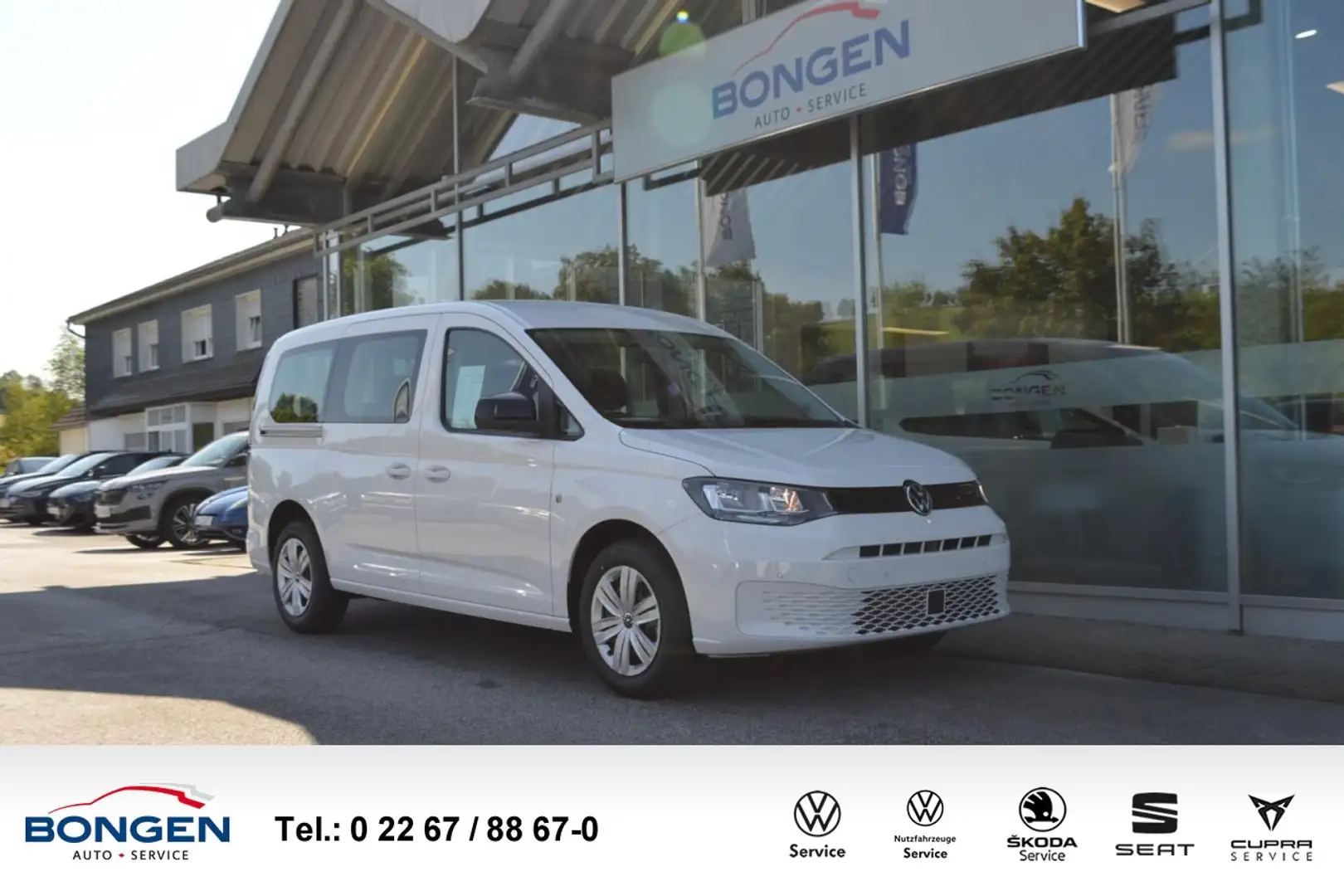 Volkswagen Caddy Life Maxi 1.5 TSI 7 Sitze Apple Car Play Sitzhzg. Weiß - 1