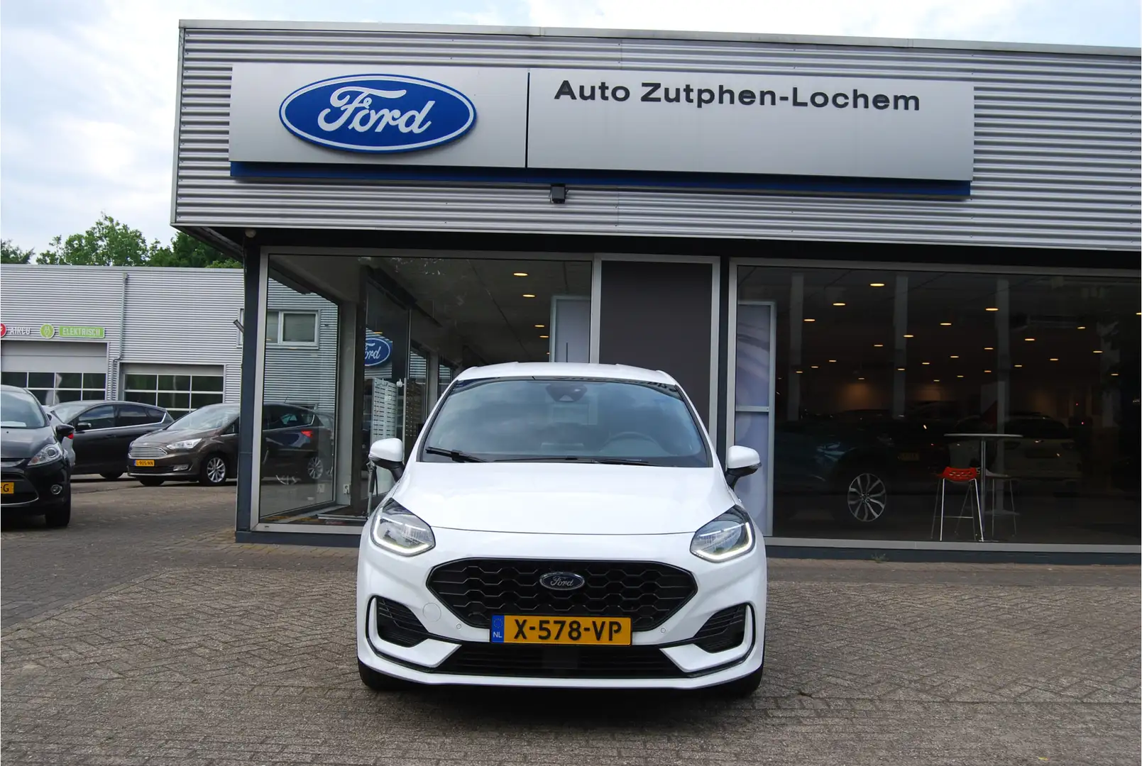 Ford Fiesta 1.0 EcoBoost Hybrid 125PK ST-Line ADAPTIEF CRUISE Weiß - 2