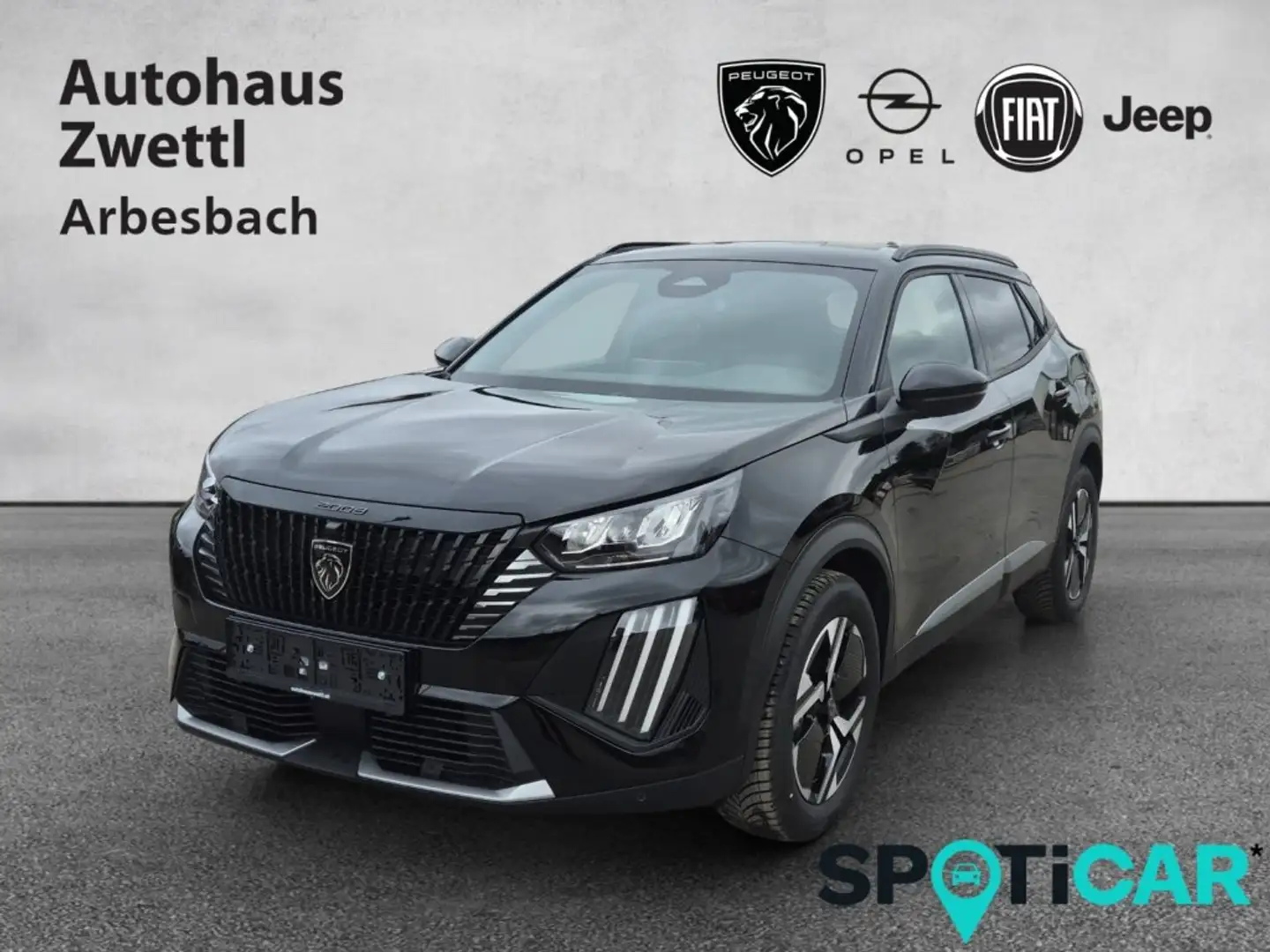 Peugeot 2008 ALLURE PT 100 Schwarz - 1