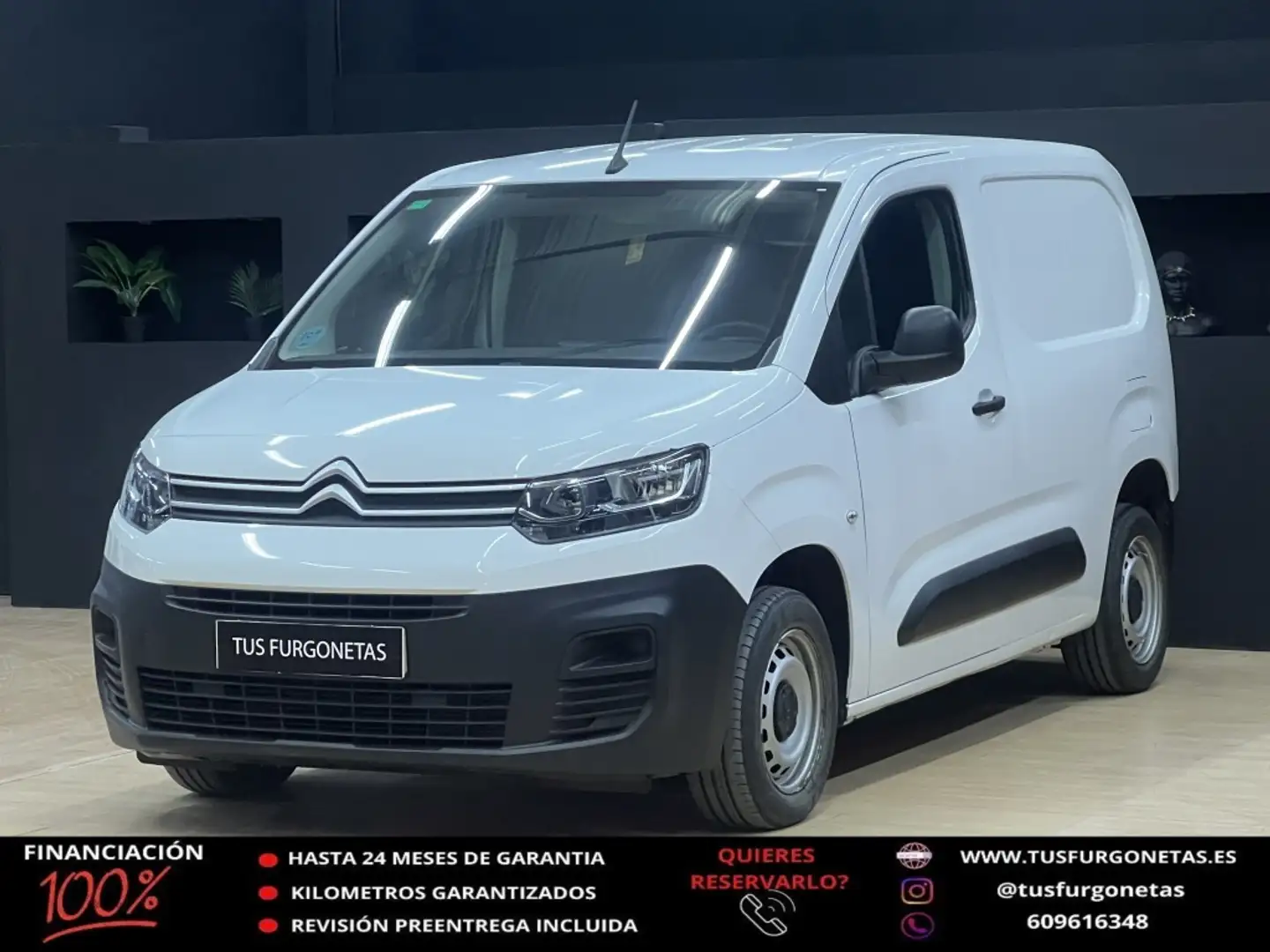 Citroen Berlingo Talla M BlueHDi 100 CA Blanco - 1