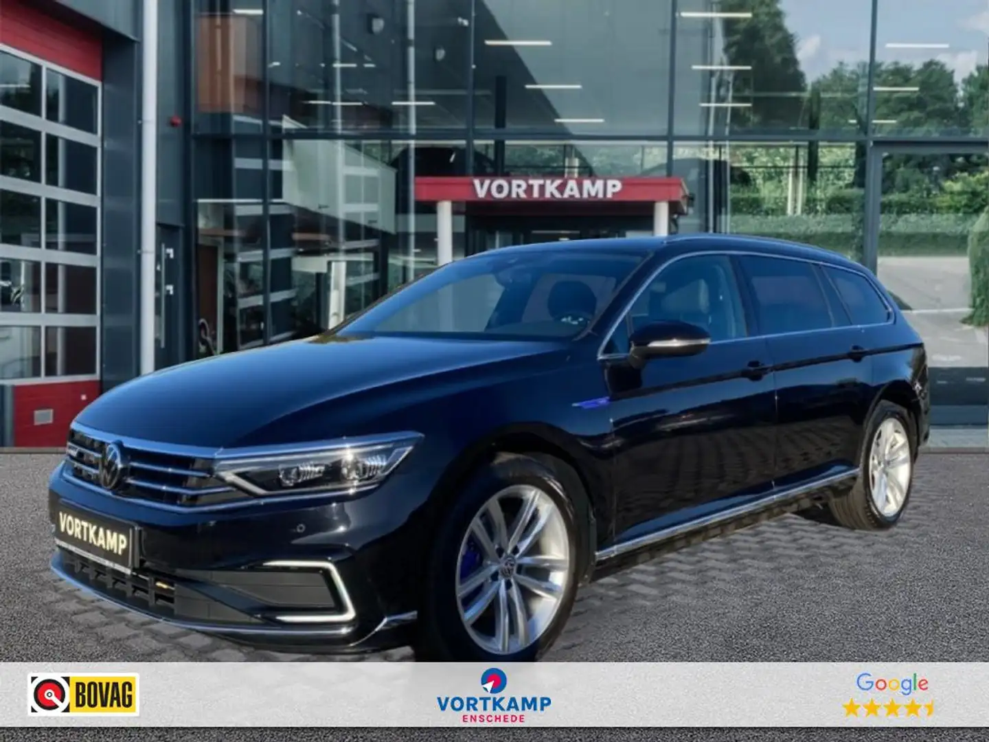 Volkswagen Passat Variant 1.4 TSI DSG GTE TREKHAAK/CAMERA/NAVI/ACC/E-KLEP/ST Zwart - 1