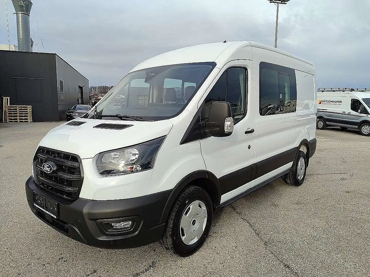 Ford Transit Transit Kasten DoKa 2,0 EcoBlue L2H2 350 Trend Weiß - 1