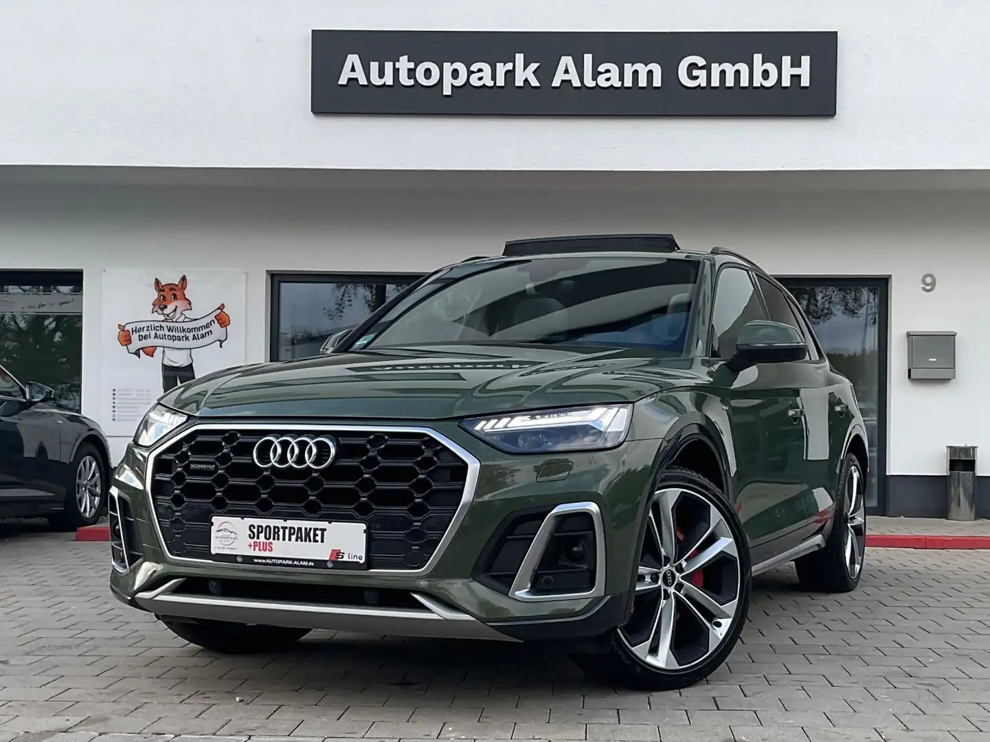 Audi Q5 50 TDI quattro S line AHK Matrix Pano Sound Verde - 1