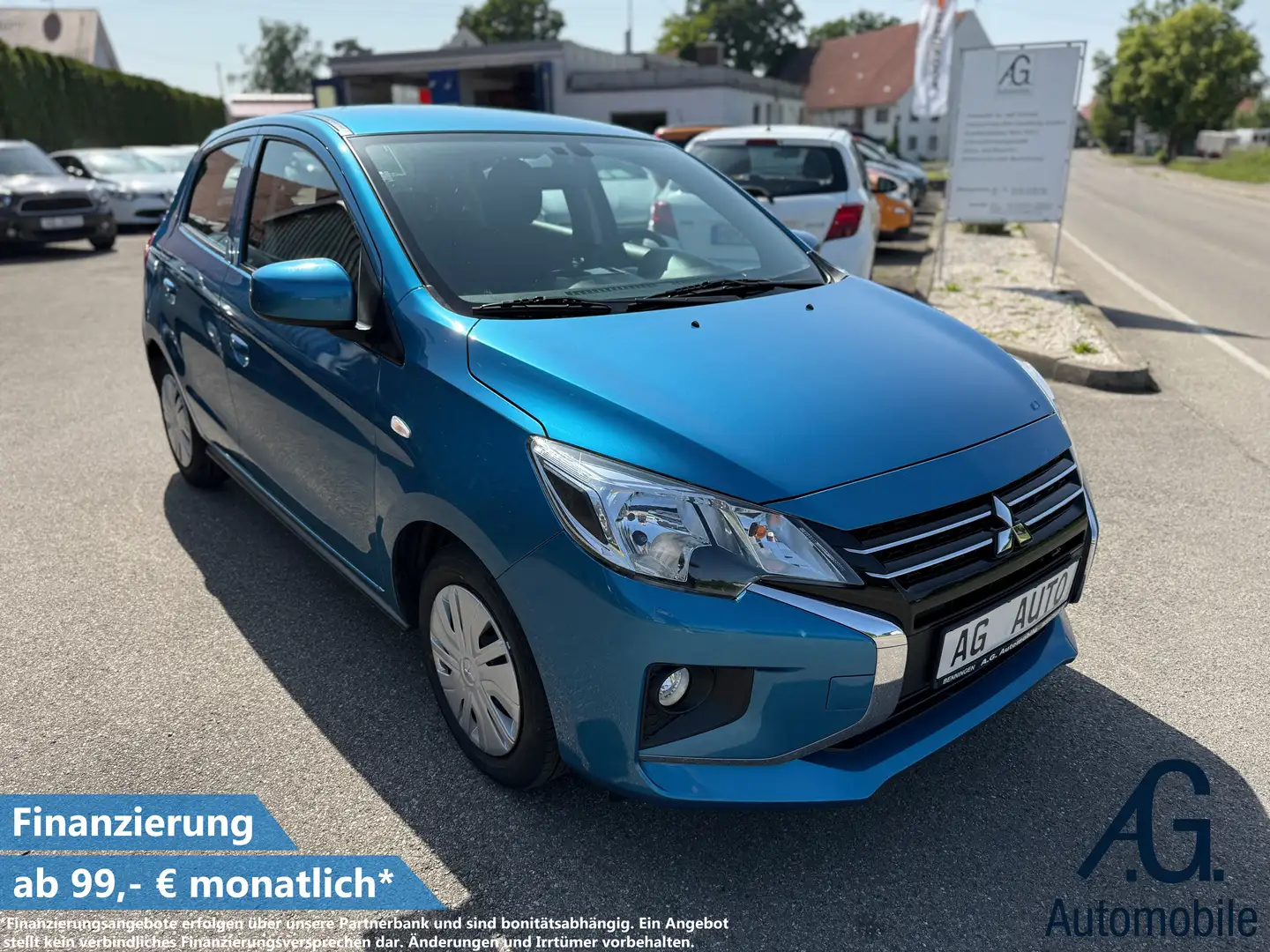 Mitsubishi Space Star +Garantie Klima Bluetooth TÜV+Service NEU Blau - 1