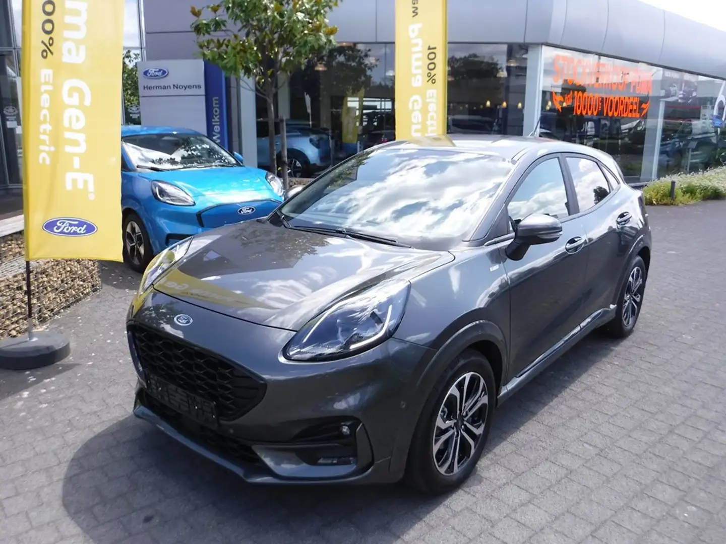 Ford Puma Ecoboost mHEV ST-Line AUT Gris - 2