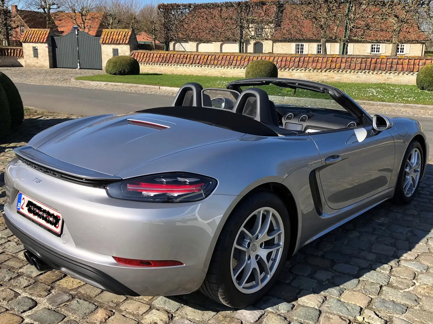 Porsche 718 Boxster - 2022 - 24000km - manual 6speed -topstaat Серебристый - 2