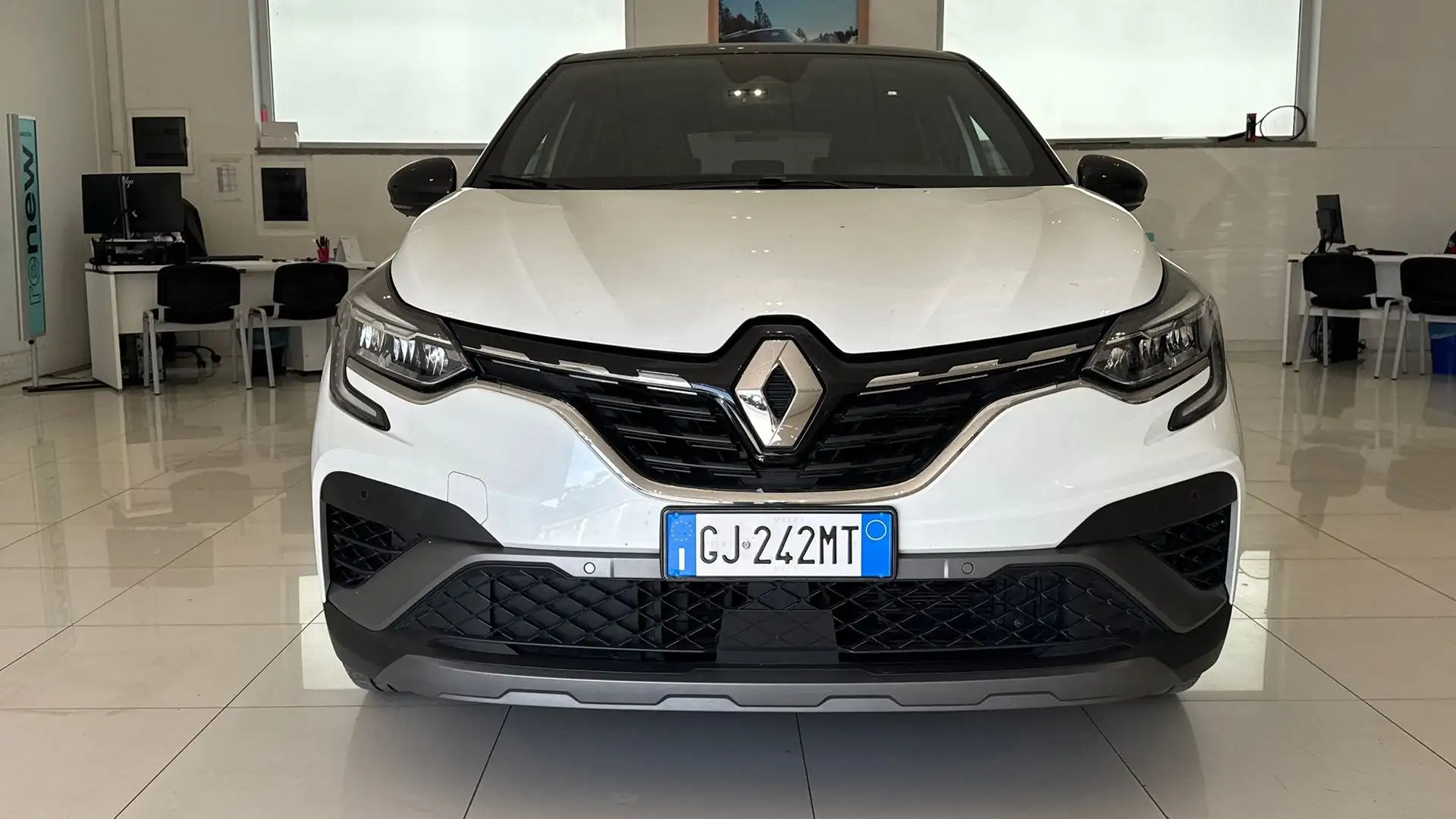 Renault Captur 1.6 E-TECH HYBRID RS LINE 145CV AUTO Bianco - 2