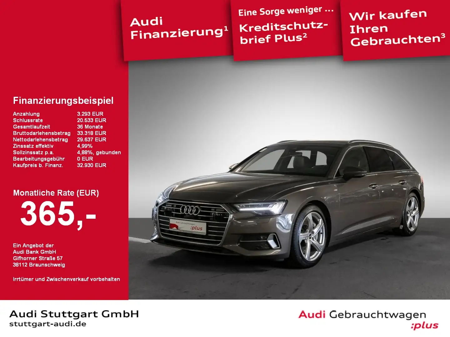 Audi A6 Avant sport 50 TFSI e qu S line Head Up HD Braun - 1
