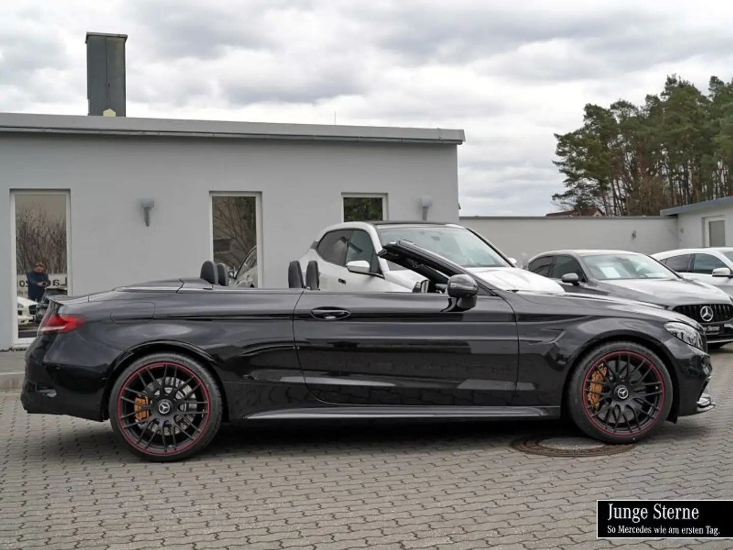 Mercedes-Benz C 63 AMG C 63 S AMG Cabrio KERAMIK+PERF-S+CARBON+HUD+BURM Noir - 2