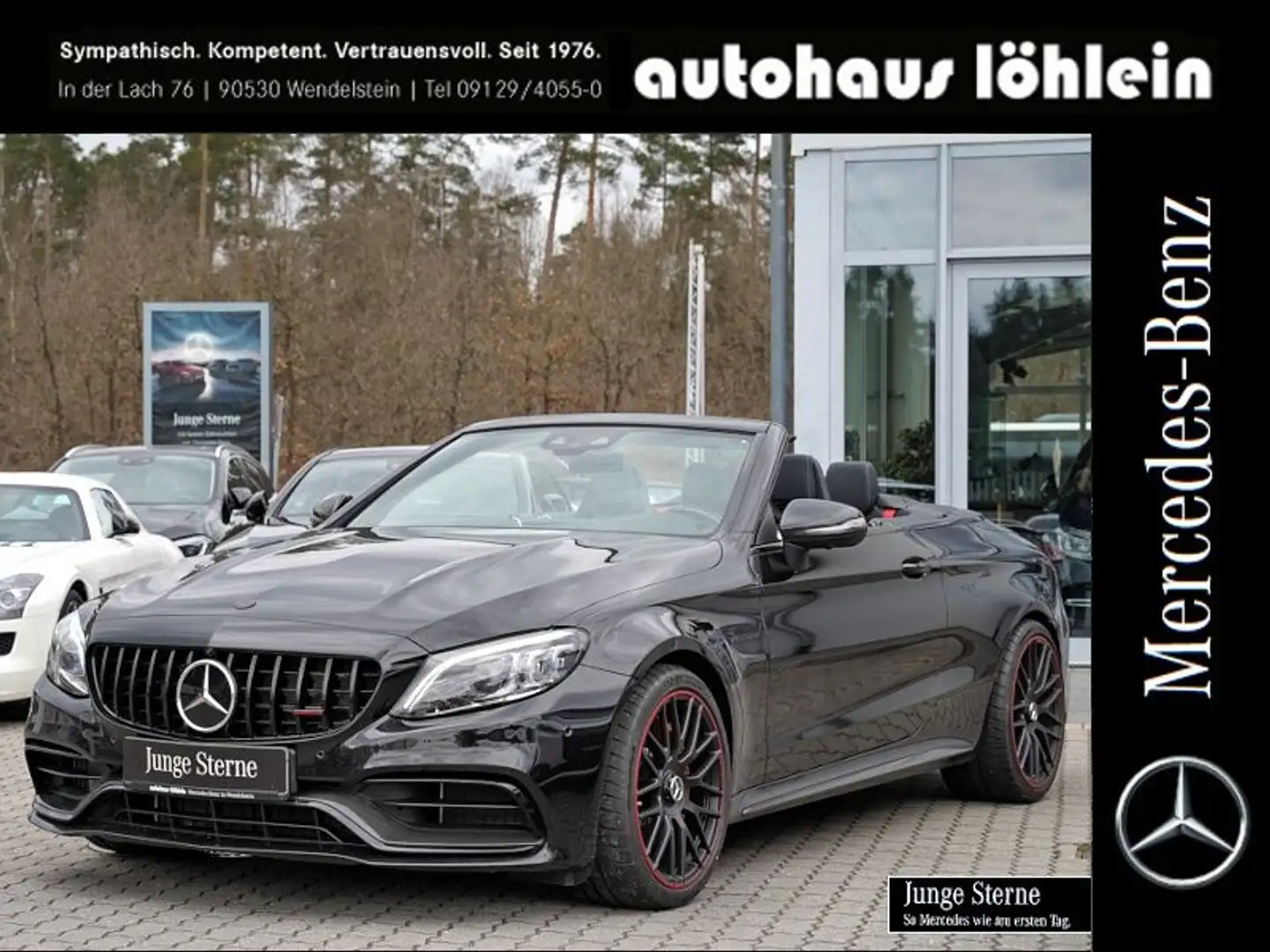 Mercedes-Benz C 63 AMG C 63 S AMG Cabrio KERAMIK+PERF-S+CARBON+HUD+BURM Nero - 1