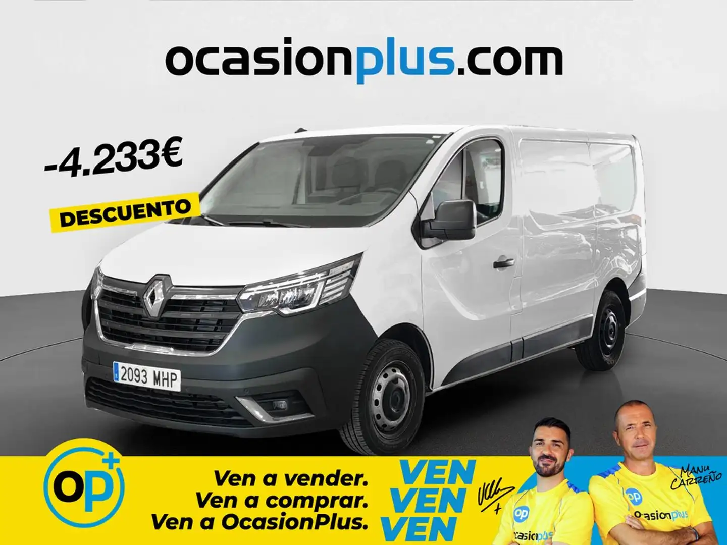 Renault Trafic Furgón L1H1 BluedCi 96kW CU aumentada Blanco - 1