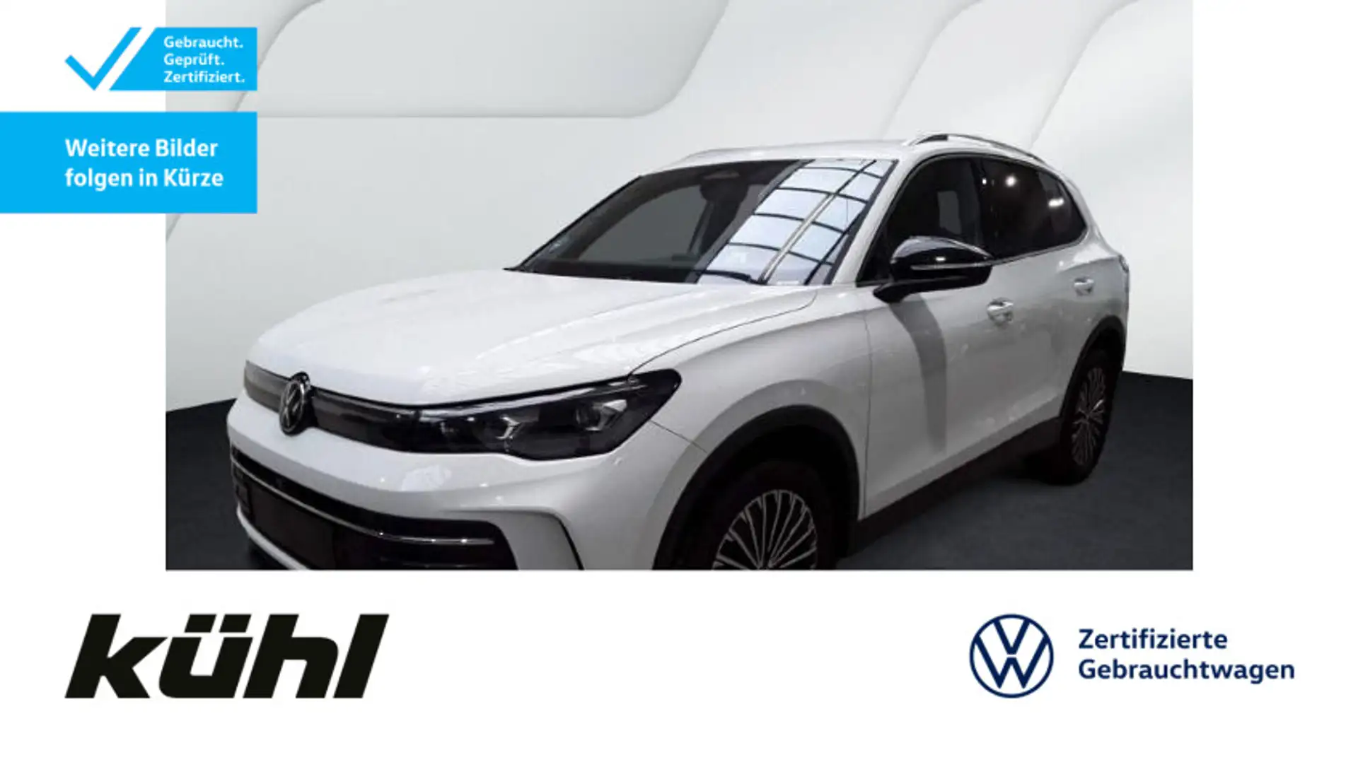 Volkswagen Tiguan 2.0 TDI DSG Goal IQ.Light/ACC/HuD/360°/Ap Weiß - 1