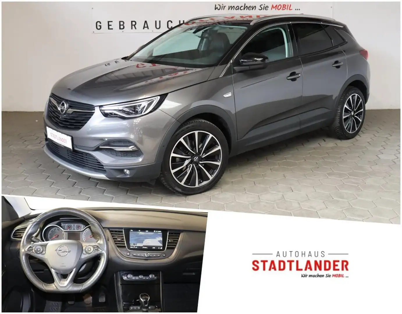 Opel Grandland X 1.2 LED*KAM*GRA*PDC Grau - 1