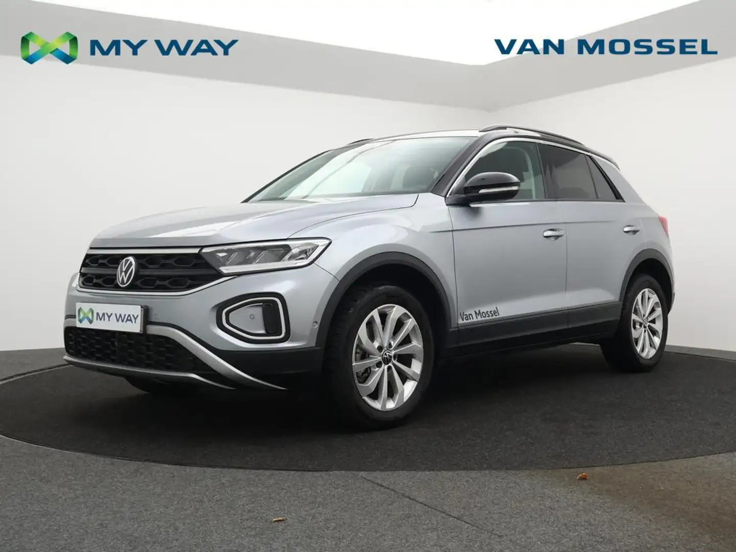 Volkswagen T-Roc T-Roc 1.0 TSI Life *TREKHAAK*NAVI*APP CONNECT*BLTH Gris - 1