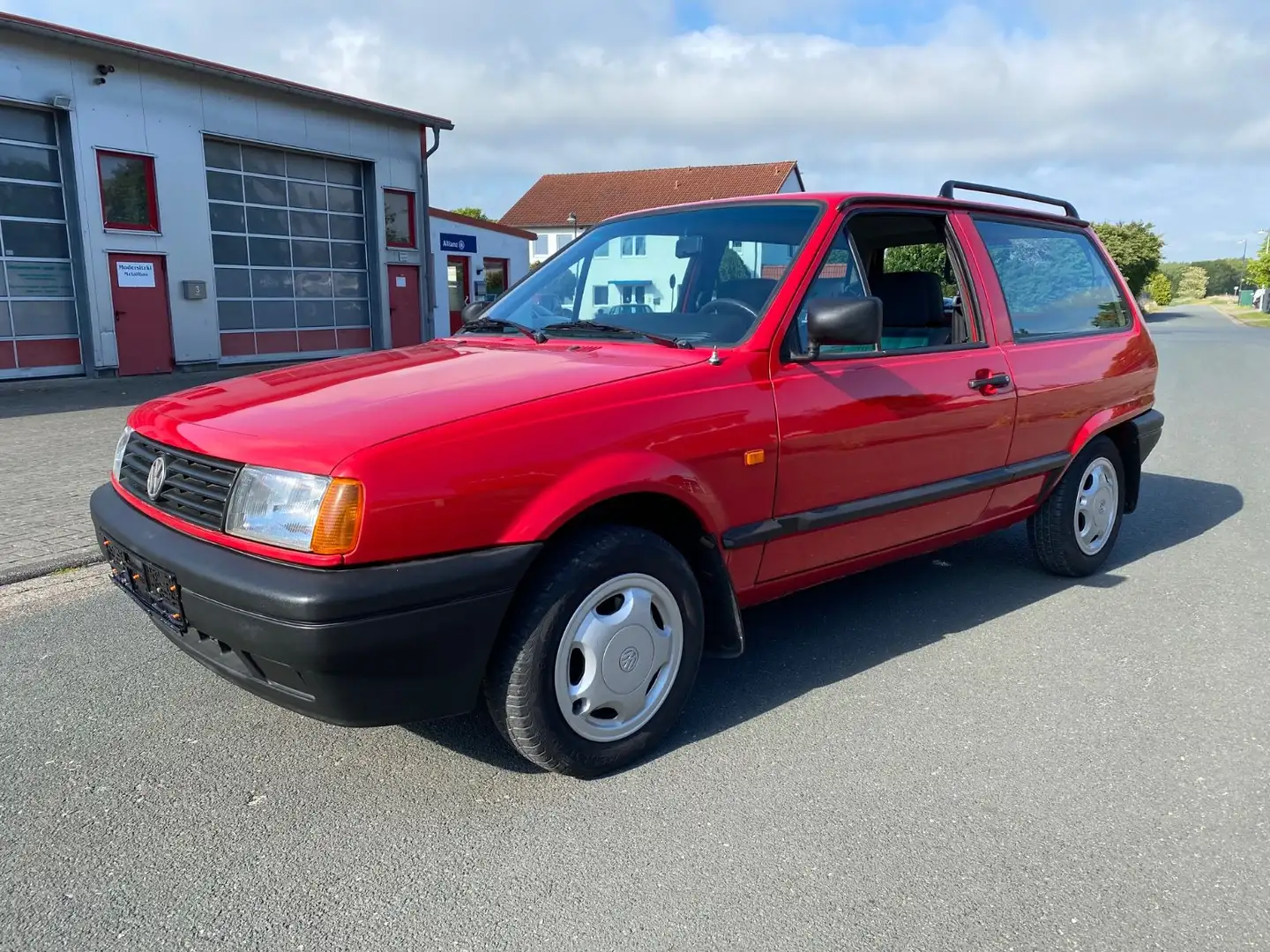 Volkswagen Polo 86c 2F Steilheck Tüv 11-2026 Rojo - 2