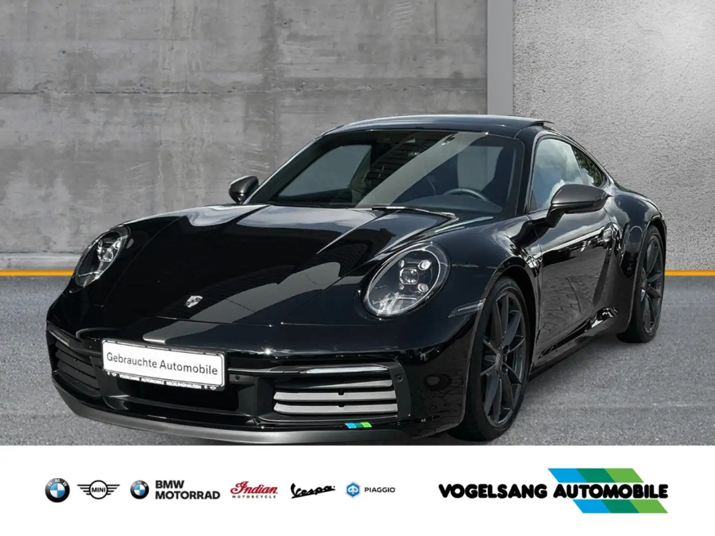 Porsche 911 Carrera T Schalter Leichtbau Panorama Kamera LED B Black - 1